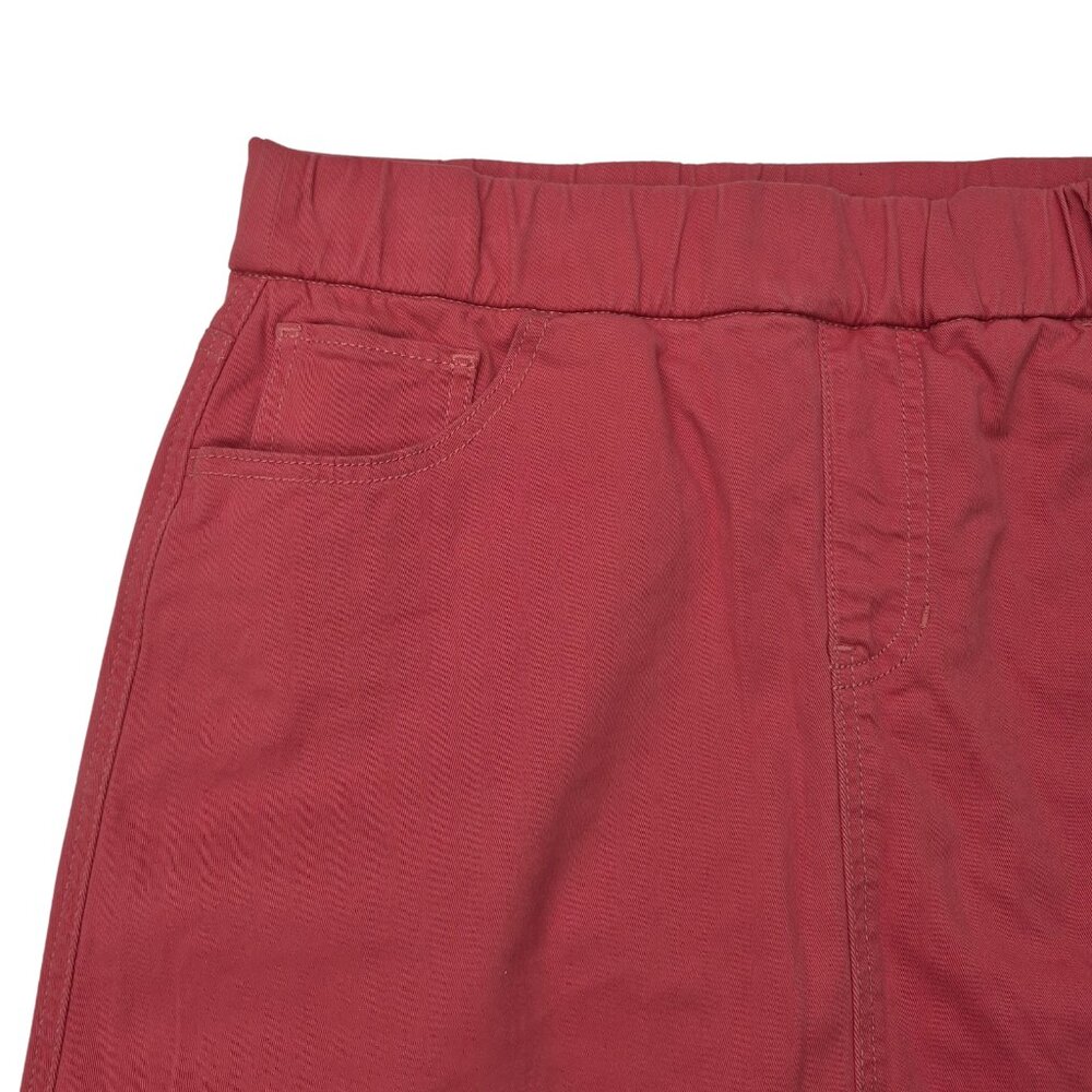 JAG On The Go Pull-On Elastic Waistband Stretch Skort Women's 8 Rose 5 Pockets - Picture 2 of 11